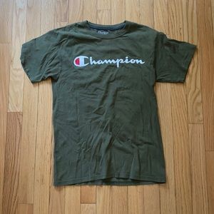 Dark Green Champion Shirt